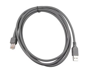 HALJIA Câble USB, 2 m, pour lecteur de codes-barres Symbol LS2208 AP LS4208 DS9208