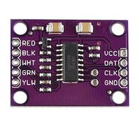 HALJIA Capteur de pesage électronique de haute précision HX711-24 bits A/D AD - Module de convoyeur à deux canaux Compatible avec ARM AVR Arduino Raspberry Pi