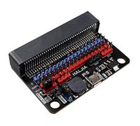 HALJIA Carte d'extension BBC Micro Bit avec Adaptateur Buzzer Compatible avec BBC Microbit V2, V1 Controller Board de développement (sans Micro:bit) Kit programmable à Faire soi-même pour débutants