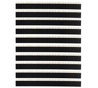 HALJIA connecteur interne 10 pcs 40pin 2,54 mm rangée simple femelle broches Stripwires Ribbon Cables Kit