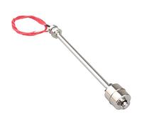 HALJIA Interrupteur Flottant capteur de Niveau d'eau Niveau d'eau Liquide Interrupteur Flottant a Angle Droit en Acier Inoxydable pour Aquarium L = 200mm