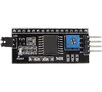 HALJIA LCD 1602 adaptateur de carte module IIC I2 C TWI SPI Interface Série DC 5 V Compatible avec Arduino 1602 écran LCD 2004