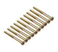 HALJIA Lot de 10 boulons M8 x 100 MM Vis filetée à six pans creux