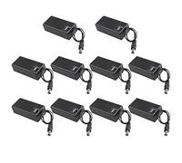 HALJIA Lot de 10 Supports de Batterie 9 V PP3 avec Prise DC 2,1 mm x 5,5 mm et Interrupteur Marche/arrêt Compatible avec CCTV, DIY, Arduinos, Moteurs, solénoïdes, Bandes LED