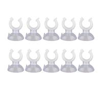 HALJIA Lot de 10 ventouses pour aquarium - 15 mm - Blanc