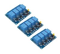 HALJIA Lot de 3 modules de relais à 4 canaux - Carte d'extension MCU universelle avec optocoupleur compatible avec R3 2560 Project 1280 DSP ARM PIC AVR STM32 Raspberry Pi