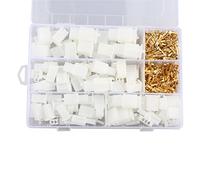 HALJIA Lot de 380 connecteurs de bornes 2,8 mm à 2, 3, 4, ou 6 broches, connecteur de fil électrique mâle et femelle pour moto et voiture.