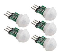 HALJIA Lot de 5 Mini capteurs infrarouges infrarouges AM312 Mini capteur pyroélectrique PIR Module Manuel détecteur Automatique Infrarouge HC-SR312 DC 2,7 à 12 V