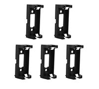 HALJIA Lot de 5 Supports de Batterie au Type CR123A CR123 avec boîtier à Clipser Noir