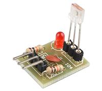 HALJIA - Module de capteur laser, avec tube de réception laser non-modulé - Haut niveau de sortie - Compatible avec Arduino Raspberry Pi, etc.