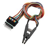 HALJIA SOP16 IC Test Clip SOP16 à DIP8 Flash Test Clip Programmateur BIOS Compatible avec 25 puces Series Corps universel Non démontable Clip de programmation Pince de test