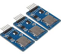 HALJIA SPI 3 pcs Lecteur Carte mémoire Micro SD TF Carte mémoire Shield Module de Lecture écriture des données Compatible avec Arduino Raspberry Pi