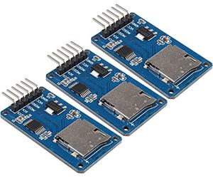 HALJIA SPI 3 pcs Lecteur Carte mémoire Micro SD TF Carte mémoire Shield Module de Lecture écriture des données Compatible avec Arduino Raspberry Pi