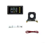Hall Coulomb Meter DC Bidirectional LCD Display(90V500A) | Real-time voltage, current, capacity data, color LCD interface, bidirectional detection, no wire cutting needed