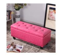 Hall d'entrée Tabouret à Langer Multifonctionnel Long for Porte d'entrée, canapé de Maison, rectangulaire, Couleur Unie, Tabouret for Vestiaire(Pink,100)