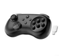 Hall Effect Fight Clavier à 6 boutons à profil bas Noir + récepteur | Pour capteur Hall sans dérive, entrée précise, jeu compétitif, design discret, temps de réponse rapide