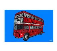 HALL IN THE WALL Poster London Routemaste - En papier - 61 x 91.5 cm Multicolore G