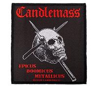 Halle 15 Clothes Candlemass Épicus Doomicus Écusson tissé et sous licence