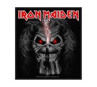 Halle 15 Clothes - Patch pour votre veste - Band Iron Maiden - Doigt de la bougie Eddie, Noir , 10x10cm