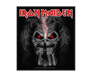 Halle 15 Clothes - Patch pour votre veste - Band Iron Maiden - Doigt de la bougie Eddie, Noir , 10x10cm