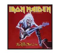 Halle 15 Clothes - Patch pour votre veste - Band Iron Maiden - Fear of the Dark Live, Noir , 10,5x10cm