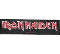 Halle 15 Clothes - Patch pour votre veste - Band Iron Maiden - Stripe, Noir/jaune/bleu nuit, 20x5cm