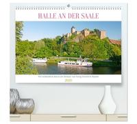 Halle an der Saale. Wir schlendern durch die Heimat von Georg Friedrich Händel (hochwertiger Premium Wandkalender 2026 DIN A2 quer), Kunstdruck in Hochglanz: Flanieren und entspannen in Halle