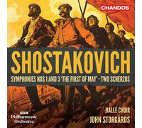 Halle Choir - Shostakovich: Symphonies Nos. 1 & 3; Two Scherzos [Compact Discs]