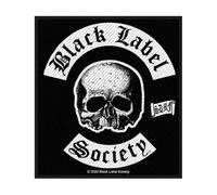Halle15Clothes - Écusson pour votre gilet - Black Label Society - Patch SDMF, noir/blanc, Maße 9x10cm