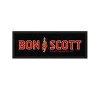 Halle15Clothes Écusson pour votre gilet Bonscott Brother Snake, noir/rouge, 4x12cm