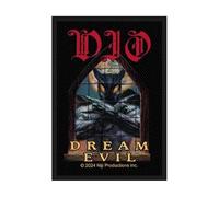 Halle15Clothes - Écusson pour votre gilet - DIO - Dream Evil, Noir , 7x10 cm