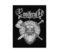 Halle15Clothes - Écusson pour votre gilet - Ensiferum - SWORD & AXE, Noir , 8x10cm