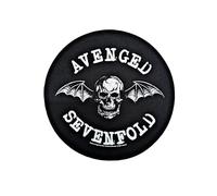Halle15Clothes Écusson pour votre gilet - The Avenged Sevenfold - Patch Death Bat, Noir , Maße 10x8,5cm