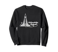 Hallgrimskirkja, Reykjavik, Islande Signature Heart Art Sweatshirt