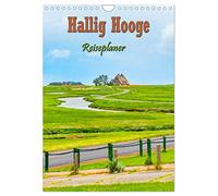 Hallig Hooge - Reiseplaner (Wandkalender 2026 DIN A4 hoch), CALVENDO Monatskalender: Hooge ist die zweitgrößte der zehn Halligen im nordfriesischen Wattenmeer der Nordsee.