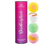 Hallingers Dankeschön - Lot de 4 bombes de bain avec 4 bombes de bain, prêtes à être emballées dans un emballage cadeau - Idées cadeaux de Noël et cadeaux de calendrier de l'Avent - Anniversaire