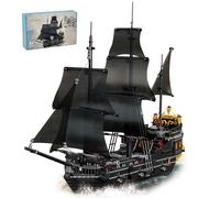 Hallisun Jouets de Construction de Bateau Pirate, Ensemble de Blocs de Taille Mini pour Bateau modèle, Cadeaux d'anniversaire de Noël d'halloween pour Adultes garçons Filles 8+, 1366 pièces