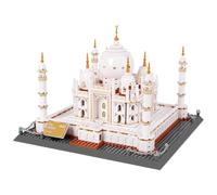 Hallisun Kit de blocs de construction du Taj Mahal, célèbre histoire architecturale de l'Inde, modèle Taj Mahal de l'Inde, ensemble de collection de monuments célèbres pour enfants et adultes, comme