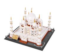Hallisun Kit de Construction Taj Mahal, Maquette du célèbre Monument Historique Indien, Le Taj Mahal, Collection des Monuments emblématiques d'Agra Inde pour Adolescents et Adultes, 1113 pièces