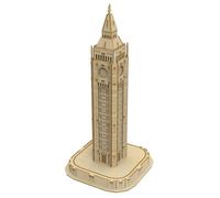 Hallisun Puzzle 3D en Bois pour Adultes, modèle d'architecture Big Ben en Bois, Puzzle en Bois de la Tour Elizabeth, Jouet Artisanal en Bois de la Tour de l'horloge, Cadeau de Noël, 88 pièces