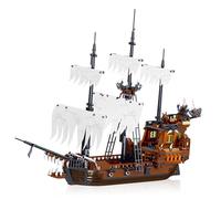 Hallisun Toy Bloc de Construction Jouet, Kit de modèle de Brique de Taille Standard de Bateau Pirate, Construction de Bateau créative, Cadeau de Noël pour Les Adolescents Enfants 8+, 1182 pièces