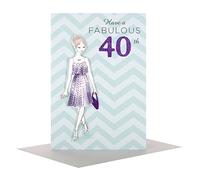 Hallmark 25492642 40ème anniversaire Studio carte "célébrer et Profitez" - Medium