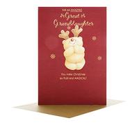 Hallmark 25493670 Excellent petite-fille Medium carte de Noël "Merry Christmas"
