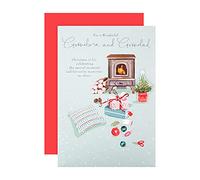 Hallmark 25559414 Carte de Noël pour grand-mère et grand-père Motif classique illustré de Lucy Cromwell