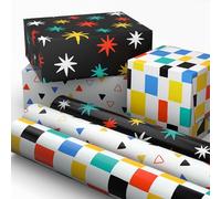 Hallmark 3 mini rouleaux de papier cadeau, 44,5 cm de large, 4,5 m²