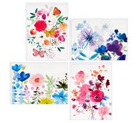 Hallmark Assortiment de 48 cartes vierges avec enveloppes Motif fleurs peintes