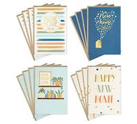 Hallmark Assortiment de cartes de félicitations pour pendaison de crémaillère (16 cartes et enveloppe)
