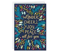 Hallmark Assortiment de cartes de Noël Unicef - Wonder and Peace (12 cartes et 13 enveloppes)
