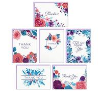 Hallmark Assortiment de cartes de remerciement, fleurs peintes (48 cartes avec enveloppes pour fêtes prénatales, mariages, fêtes nuptiales, toutes les occasions)