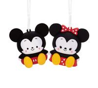 Hallmark Better Together Disney Mickey et Minnie Lot de 2 dcorations de Nol magntiques